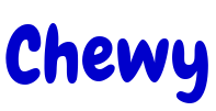 Chewy लिपि