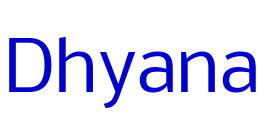 Dhyana लिपि