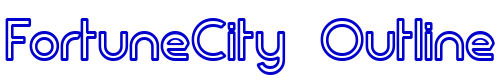 FortuneCity Outline लिपि