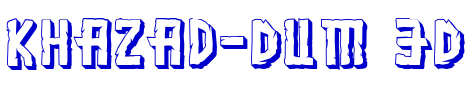 Khazad-Dum 3D लिपि