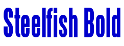 Steelfish Bold लिपि