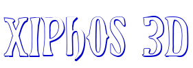 Xiphos 3D लिपि