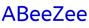ABeeZee लिपि