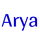 Arya लिपि