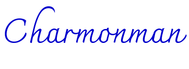 Charmonman लिपि