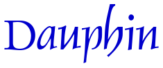 Dauphin लिपि