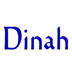 Dinah लिपि