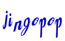 Jingopop लिपि
