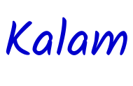 Kalam लिपि