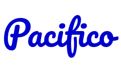 Pacifico लिपि