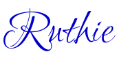 Ruthie लिपि