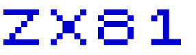 ZX81 लिपि